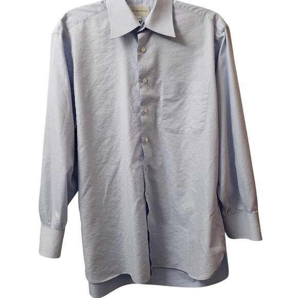 John W. Nordstrom Light Blue Long Sleeve Men's Dress Shirt , Size‎ 15.5 - 33 - Picture 1 of 8